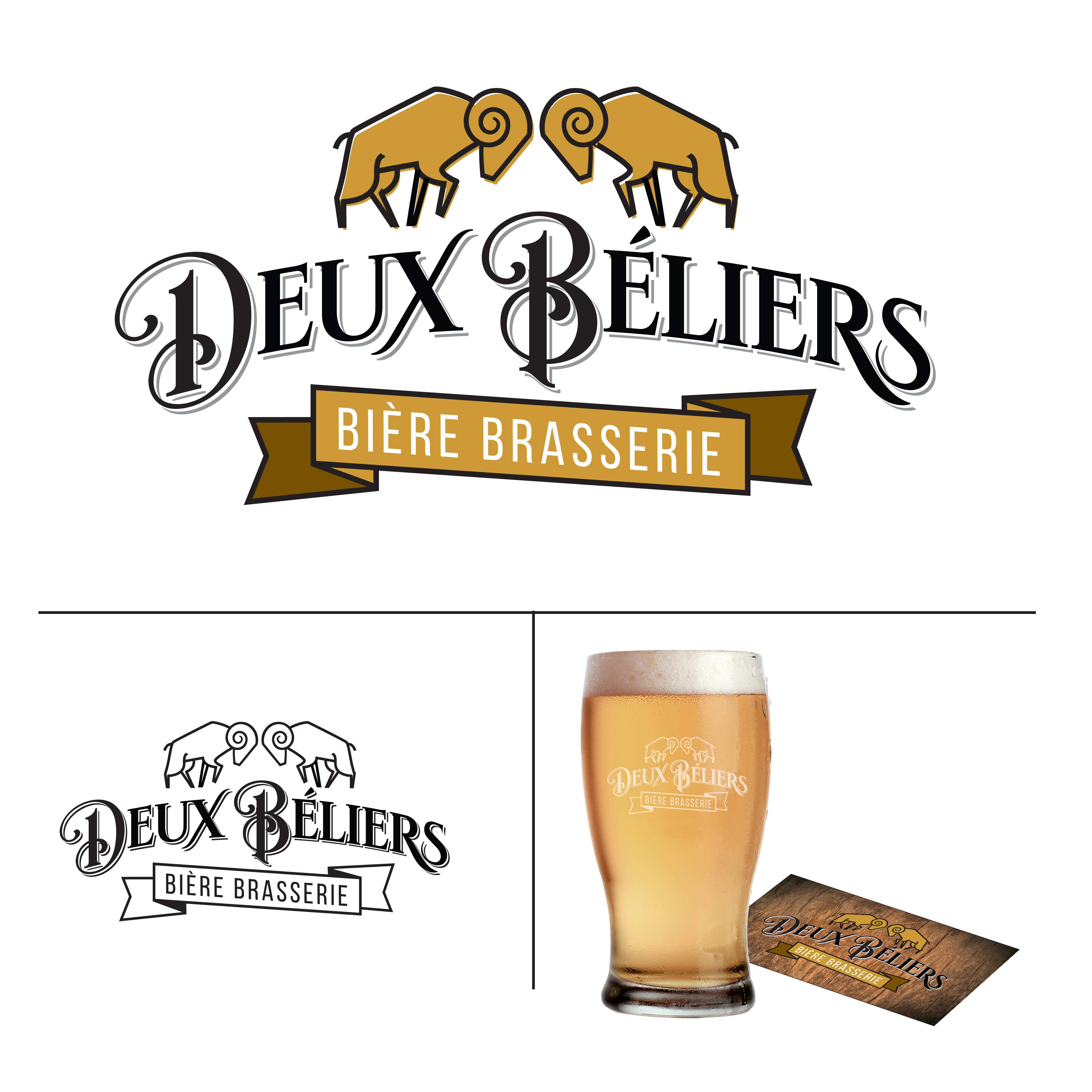 Logo Design by debric for Deux Béliers | Design #28029473