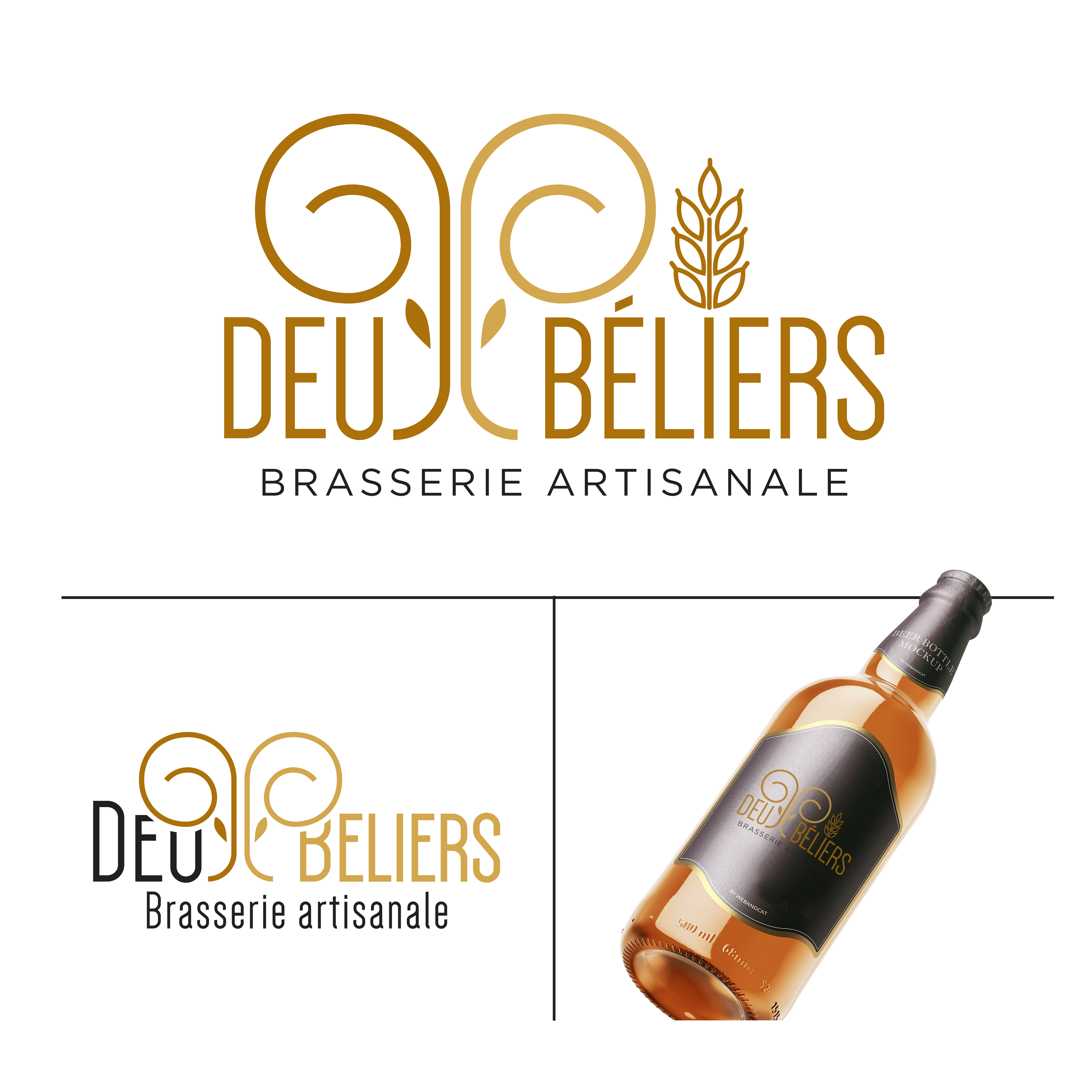 Logo Design by debric for Deux Béliers | Design #28037914