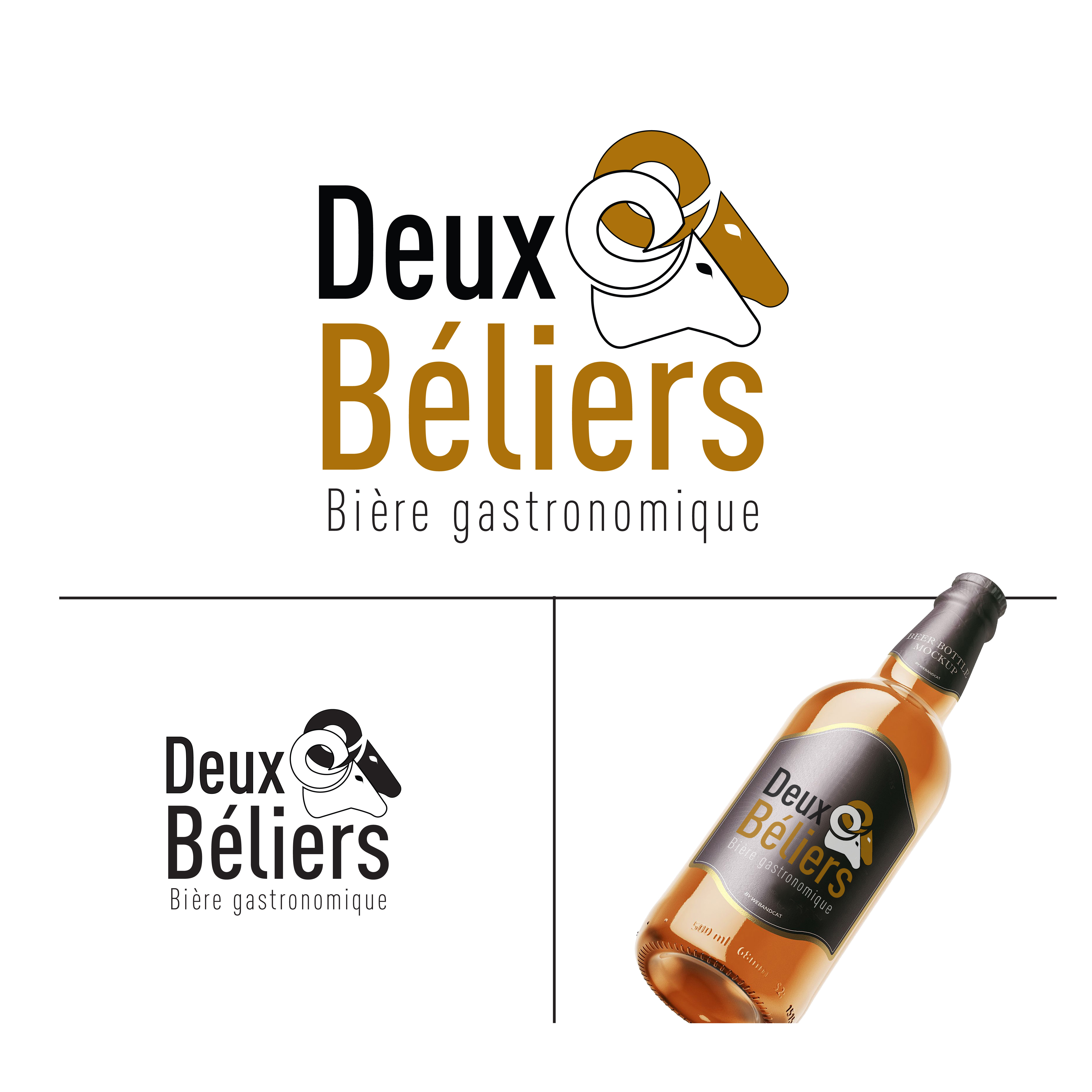 Logo Design by debric for Deux Béliers | Design #28037915