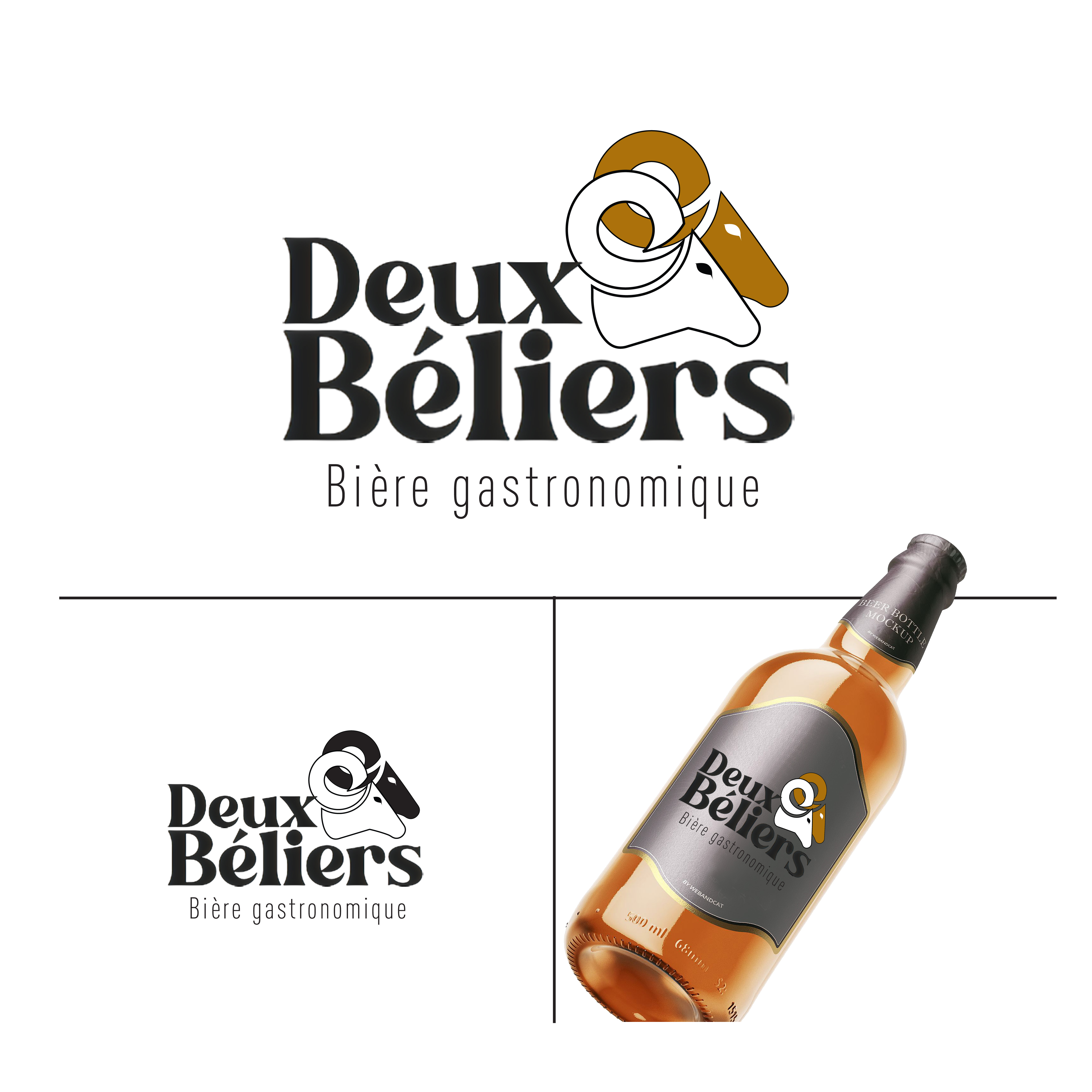 Logo Design by debric for Deux Béliers | Design #28041888