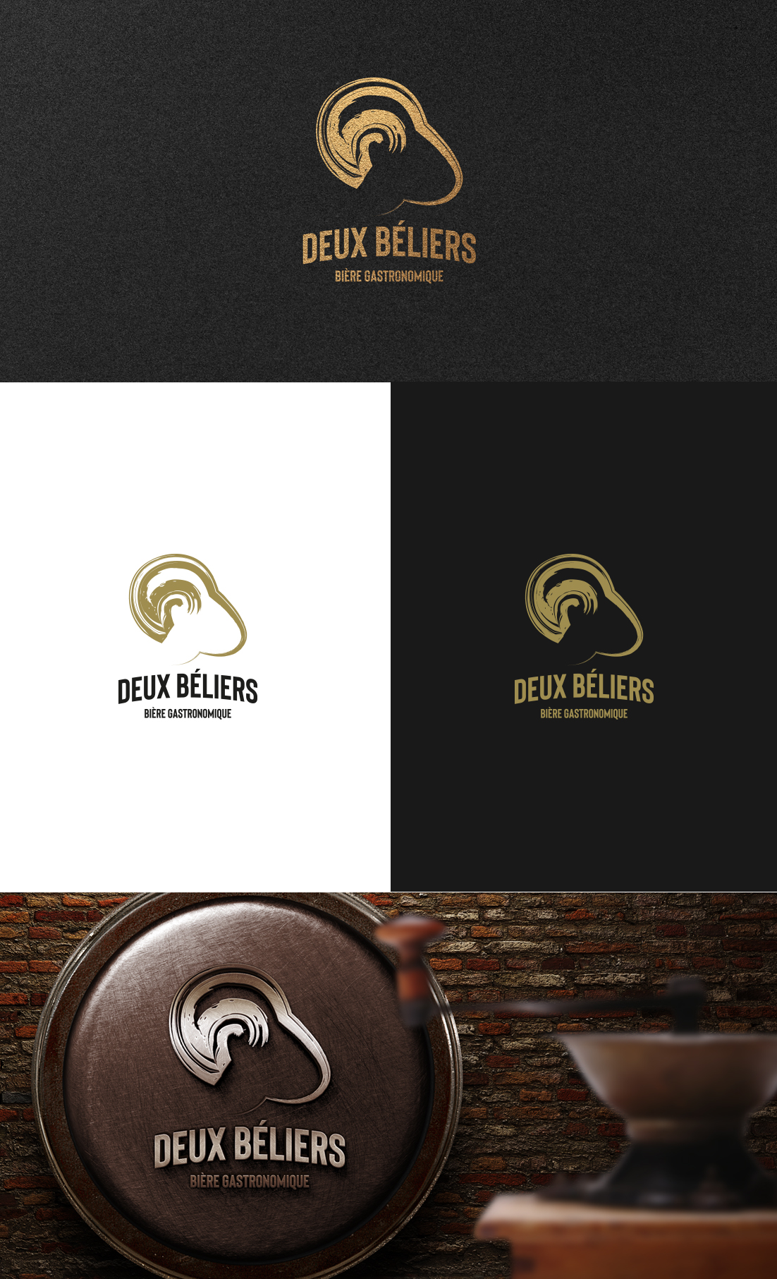 Logo Design by GLDesigns for Deux Béliers | Design #28047022