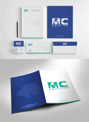 MC Aquatics Tropical Fish Startup Design | Diseño de Papelería por R.design