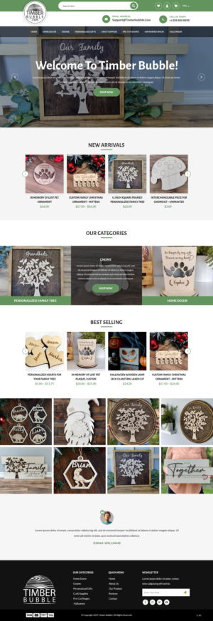 Web Design by pb for this project | Design: #28032989
