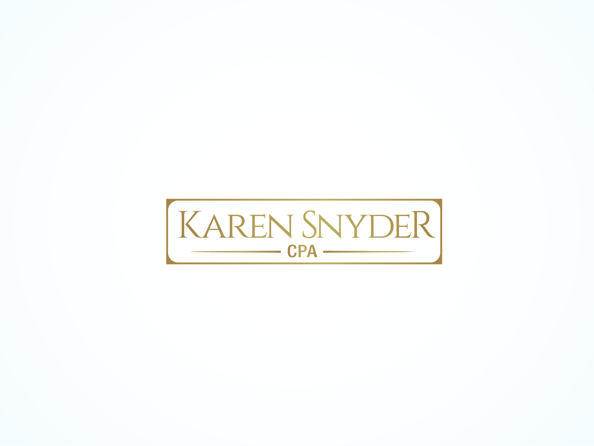Logo Design for Karen Snyder CPA by jaime.sp Design 28029872