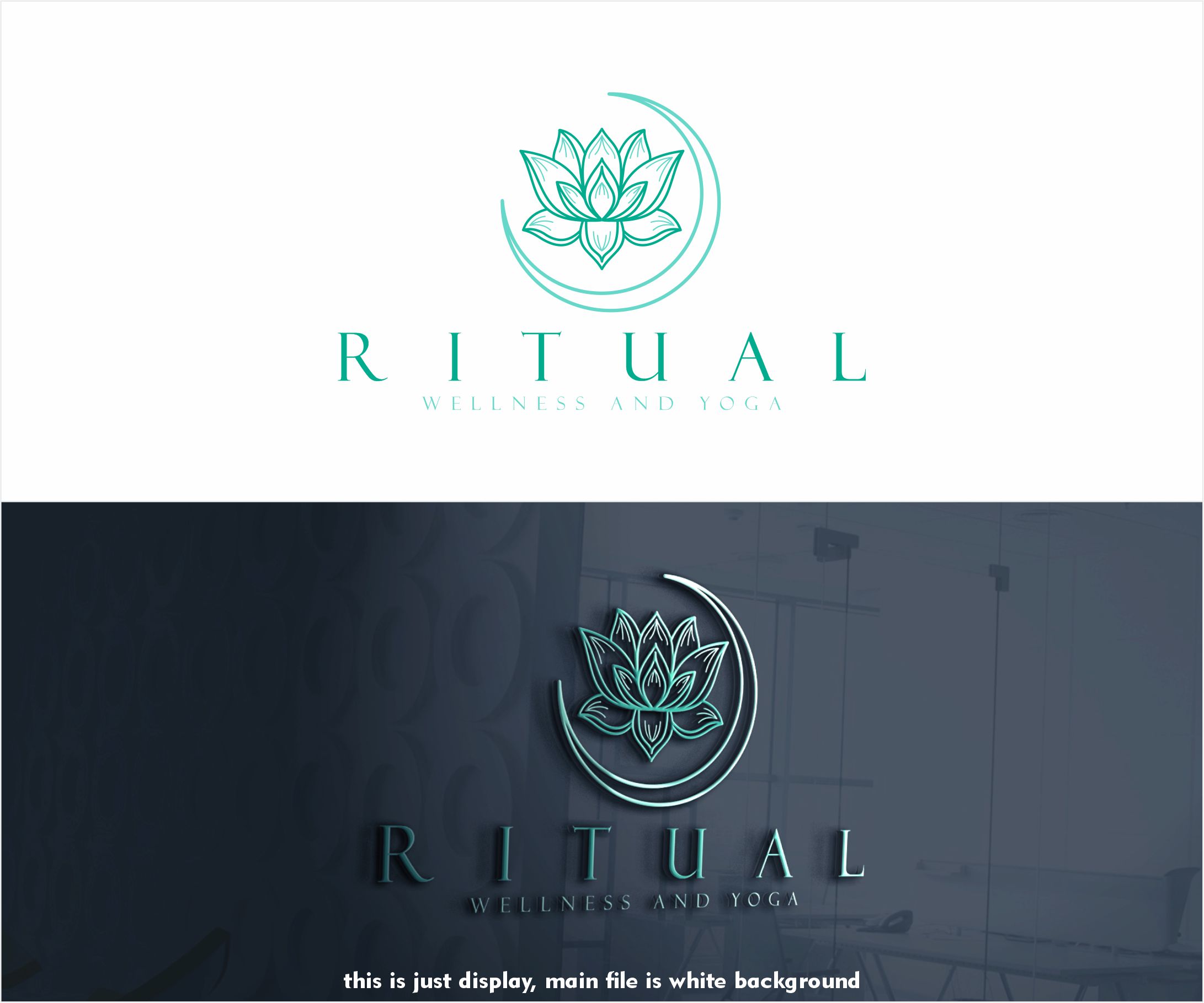 Logo Design by alkaline for Ritual Wellness nd Yoga | Design #28029465