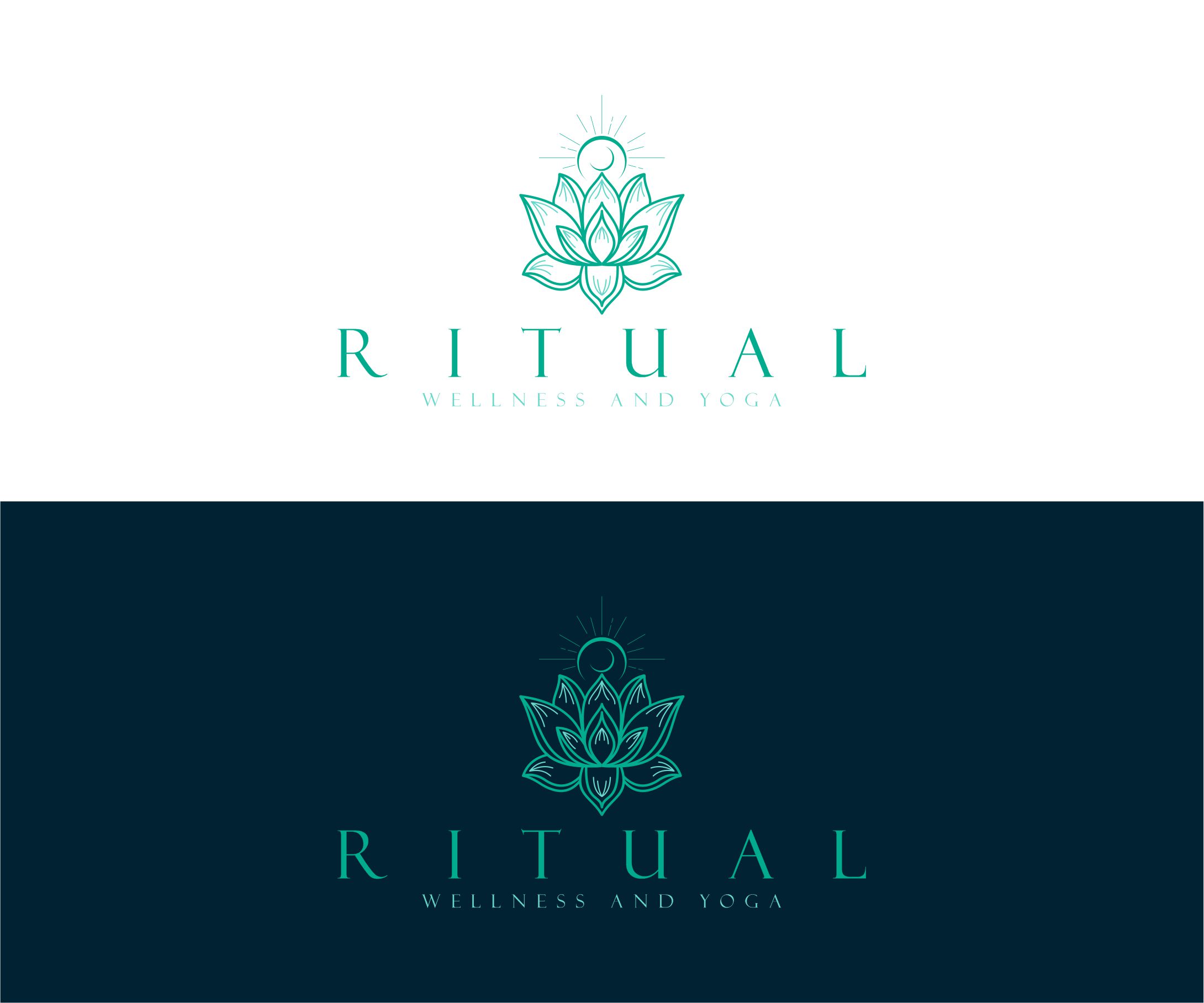 Logo Design by alkaline for Ritual Wellness nd Yoga | Design #28029646