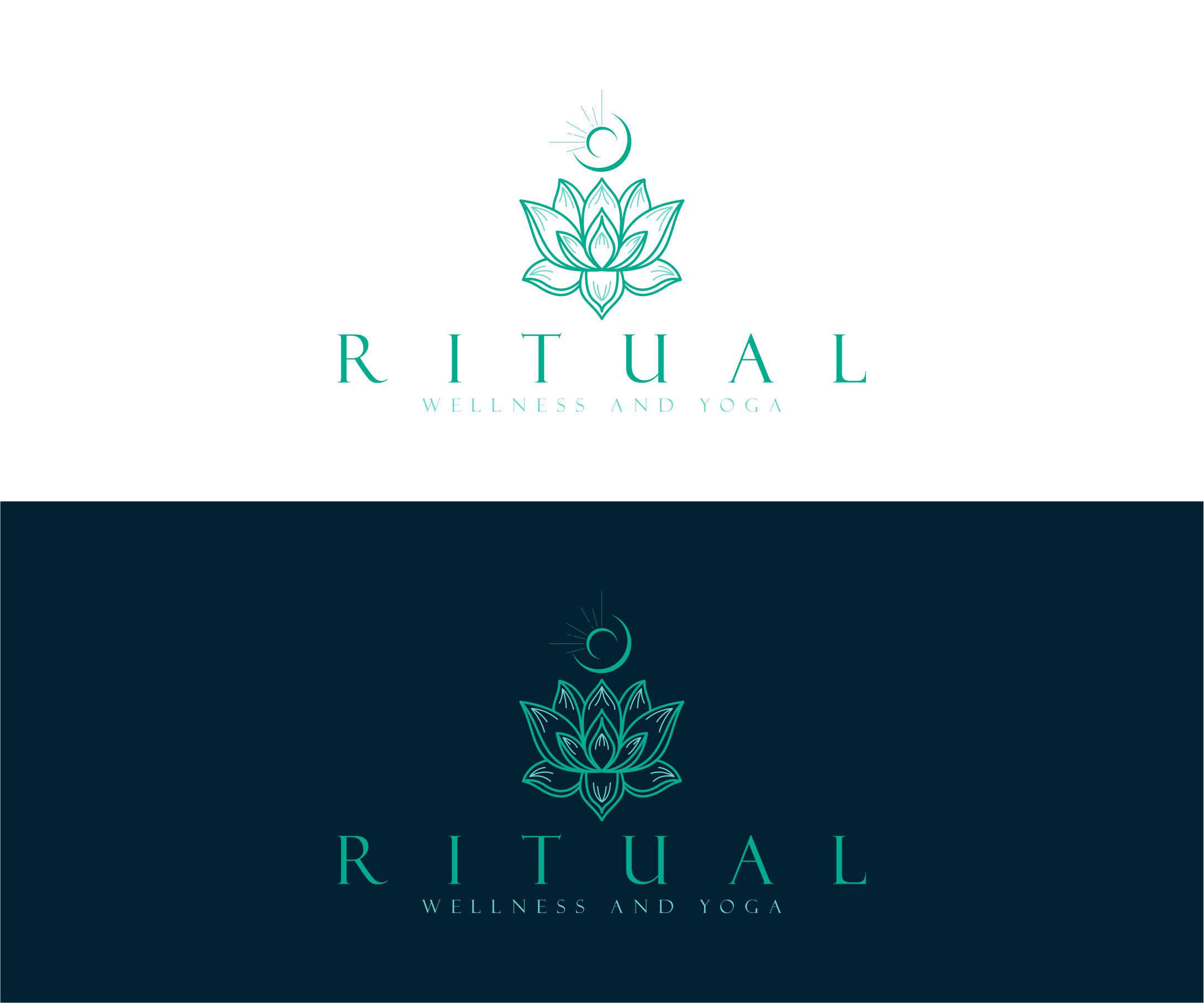 Logo Design by alkaline for Ritual Wellness nd Yoga | Design #28029648