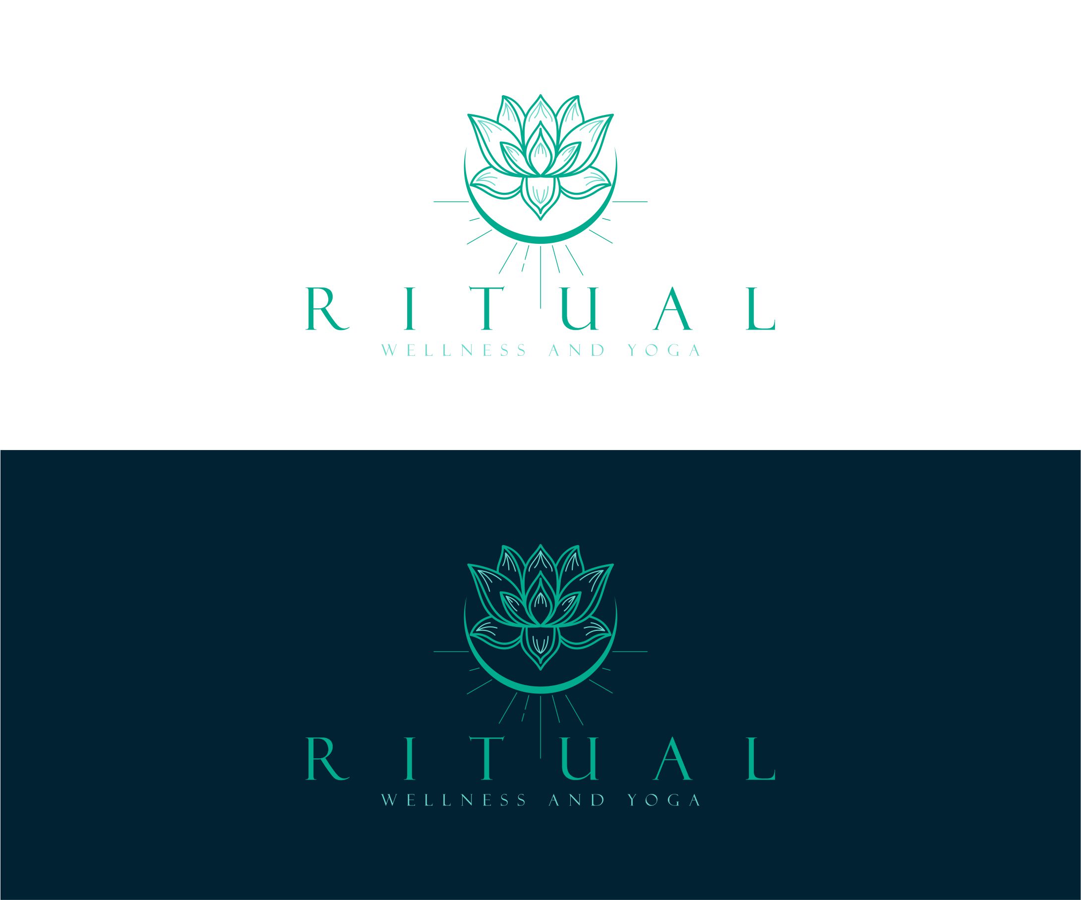 Logo Design by alkaline for Ritual Wellness nd Yoga | Design #28029742