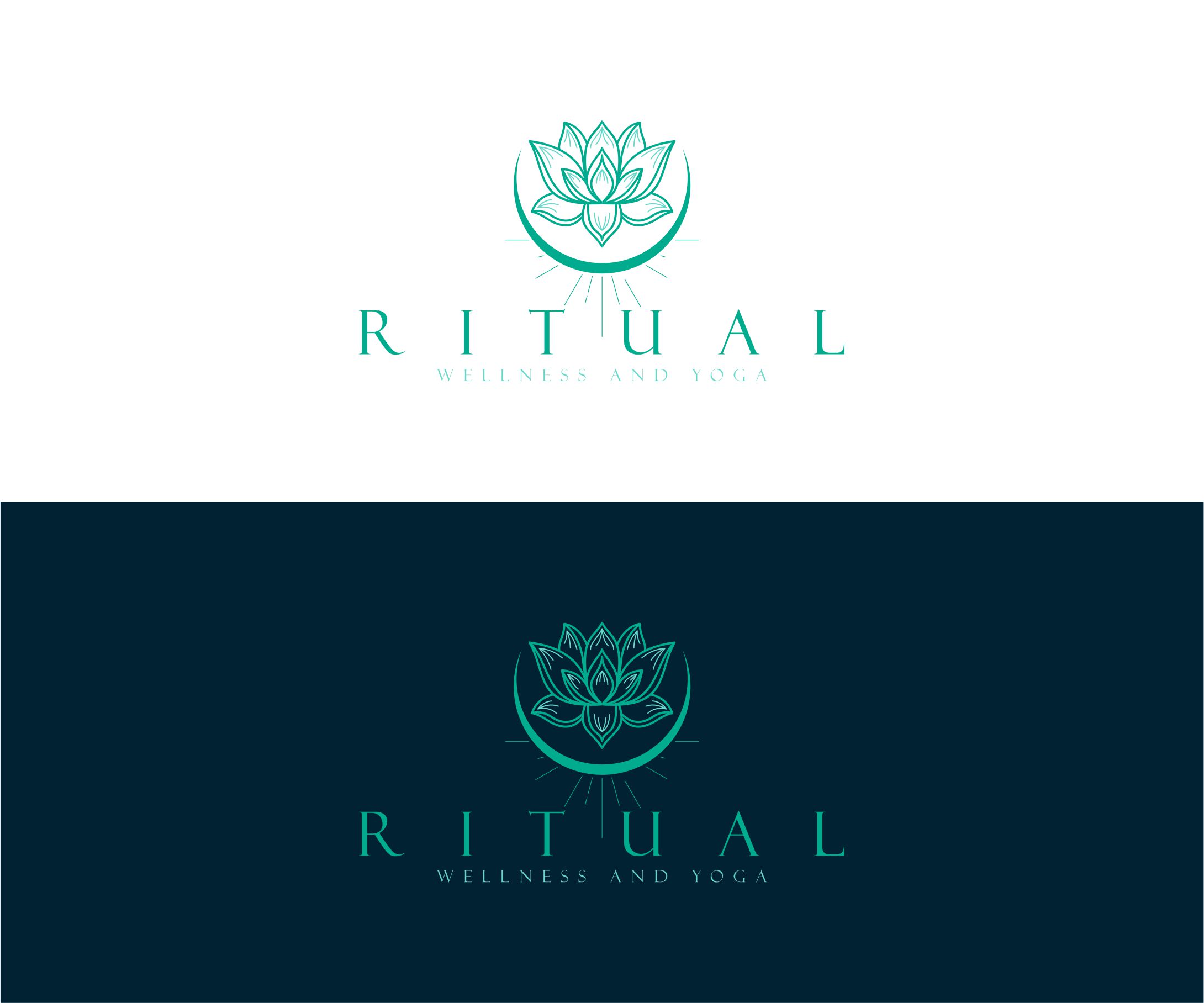 Logo Design by alkaline for Ritual Wellness nd Yoga | Design #28029865