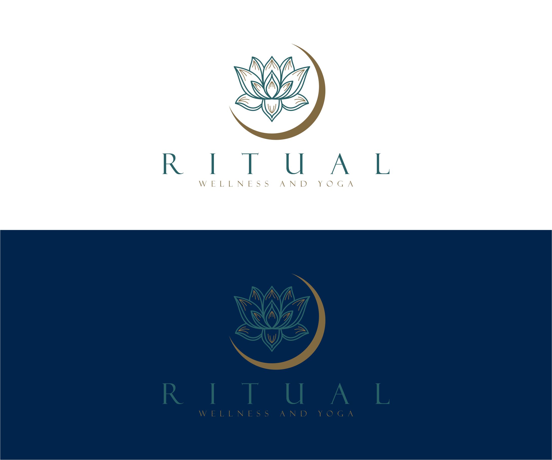 Logo Design by alkaline for Ritual Wellness nd Yoga | Design #28043995