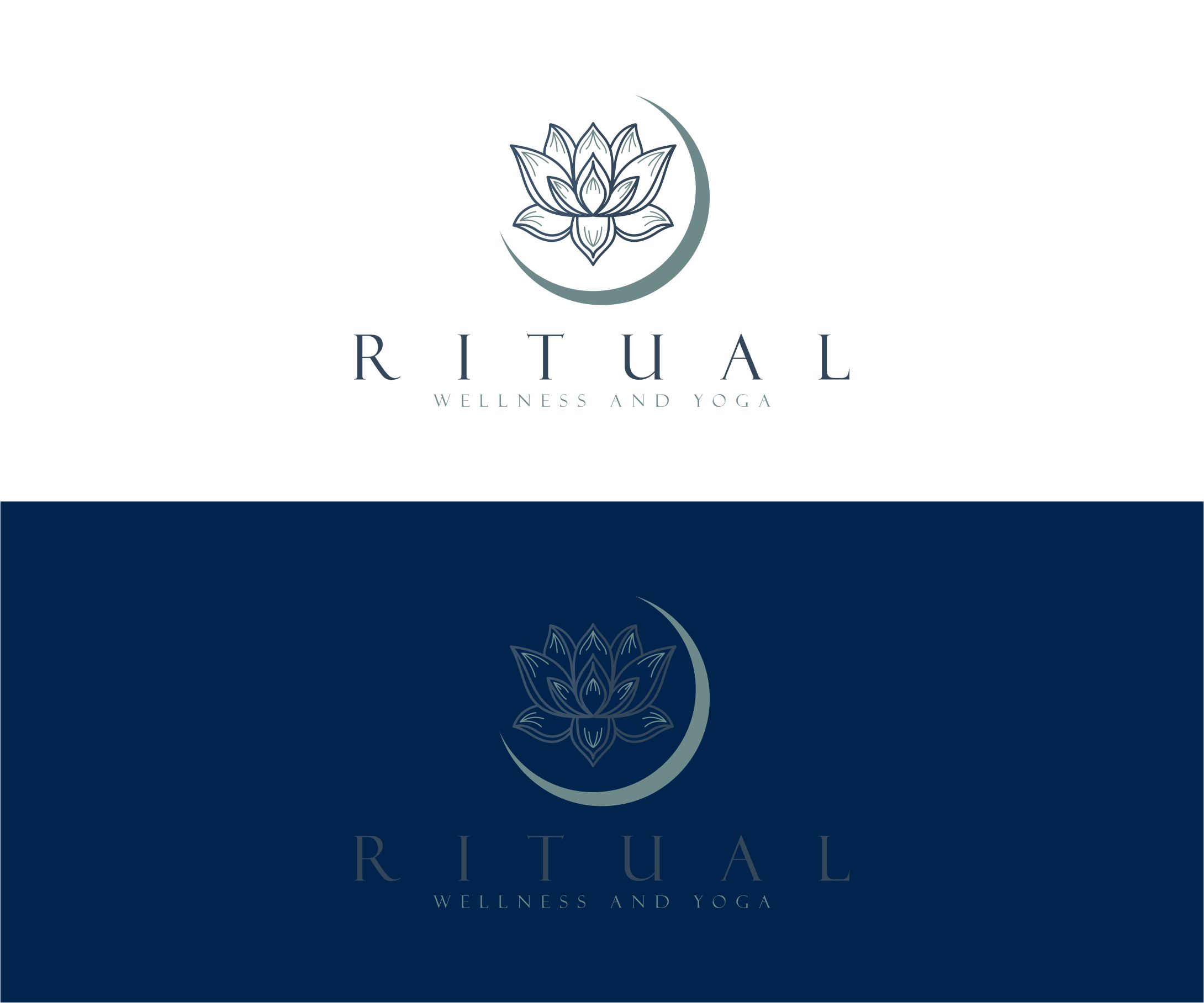 Logo Design by alkaline for Ritual Wellness nd Yoga | Design #28043997