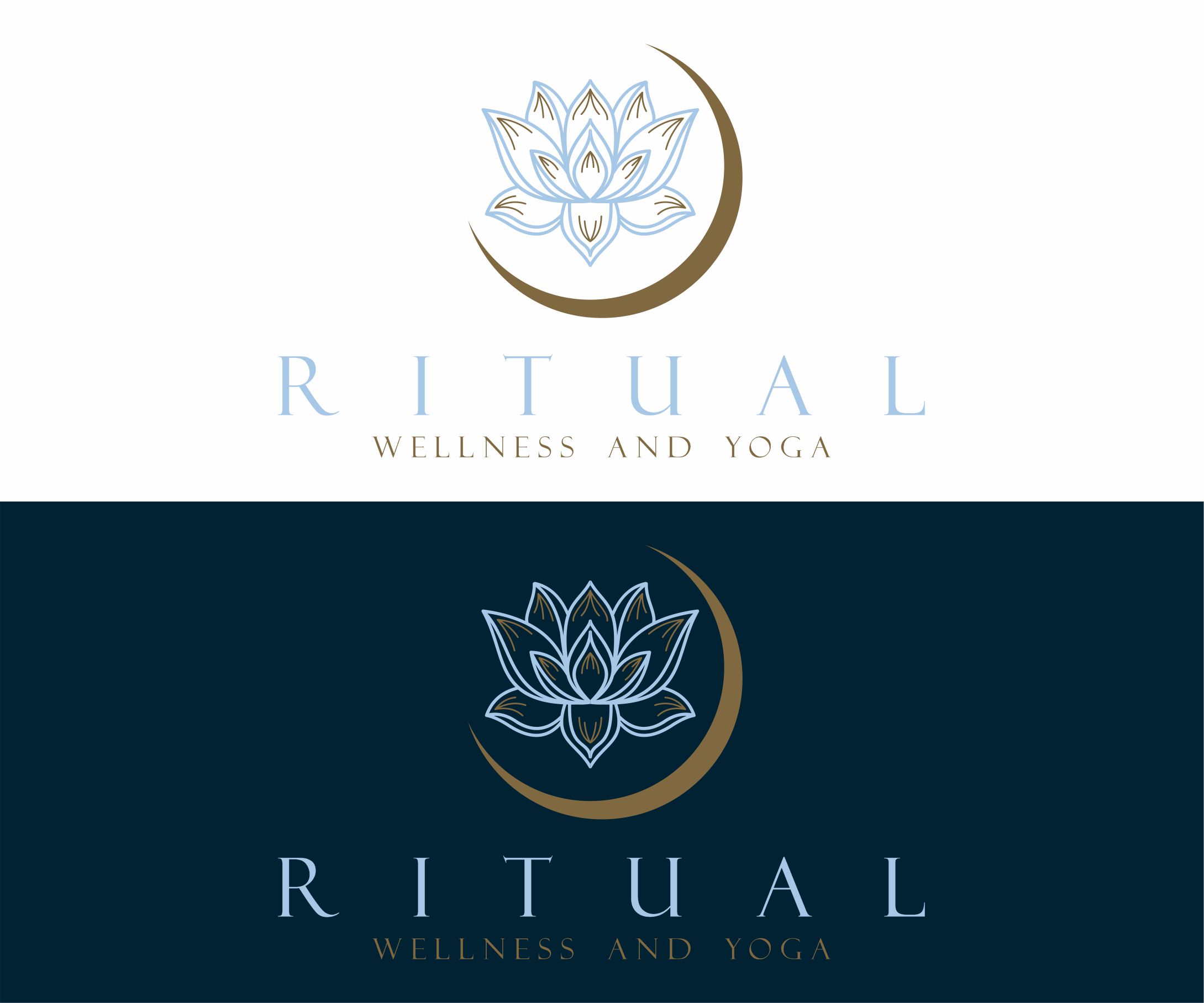Logo Design by alkaline for Ritual Wellness nd Yoga | Design #28056754