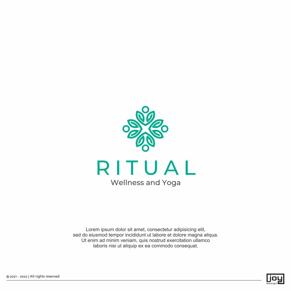 Logo Design by joysetiawan  for Ritual Wellness nd Yoga | Design #28030442