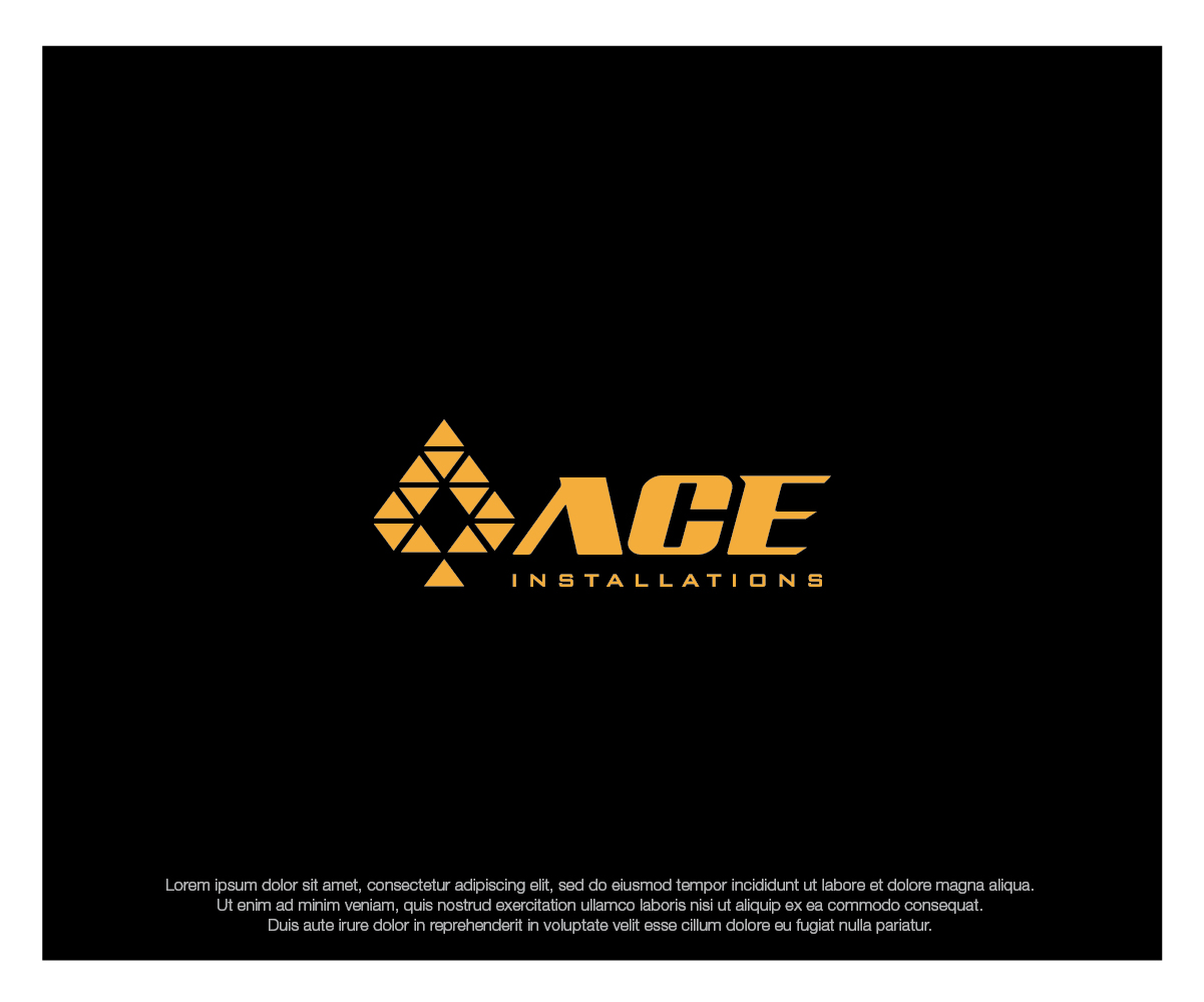 Diseño de Logo por dstudios para Ace Installations | Diseño #28026504