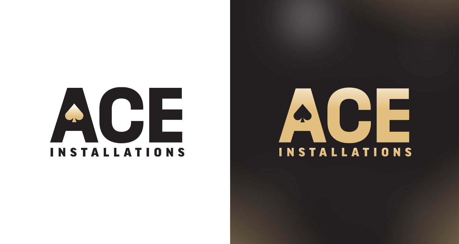 Logo-Design von Luke Smith 2 für Ace Installations | Design #28037864