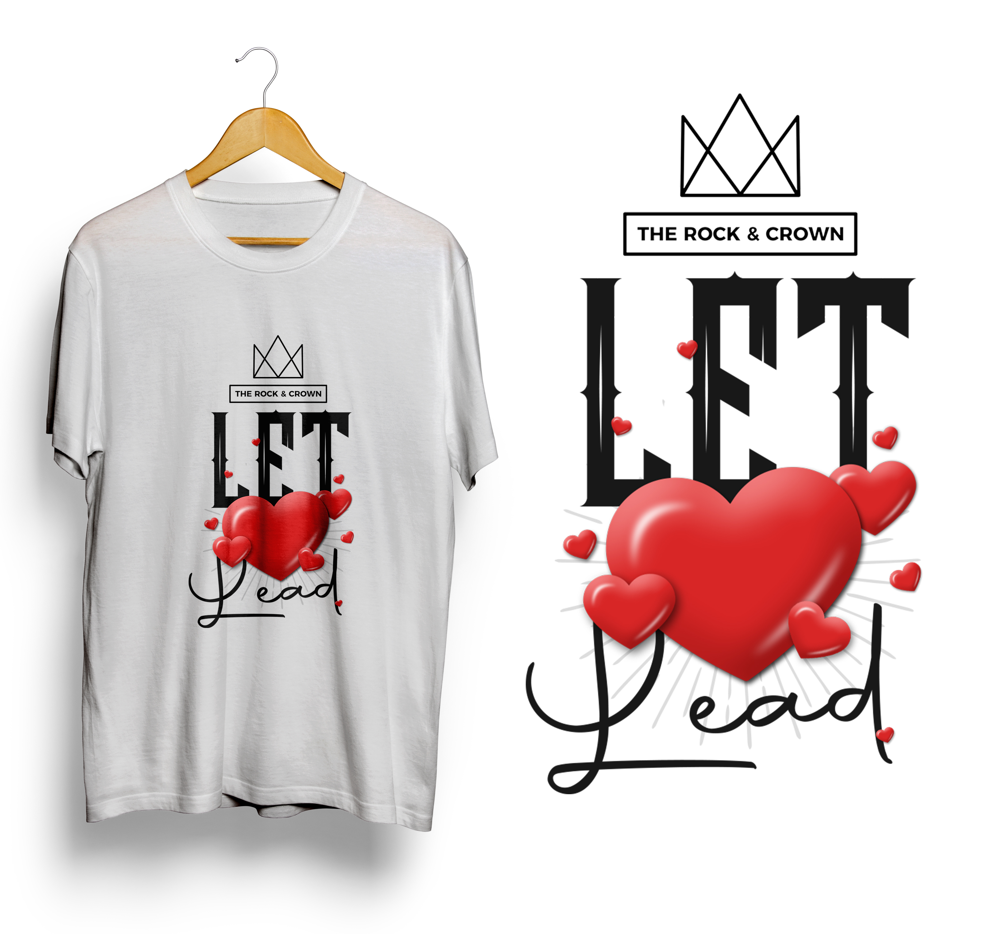 T-shirt Design by Graphic Storm for The Rock and Crown | Design #28042950