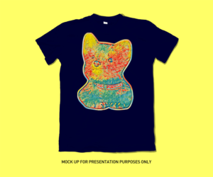 Print design with world famous animal Buddy the sable | T-shirt Design by vincent.designpro