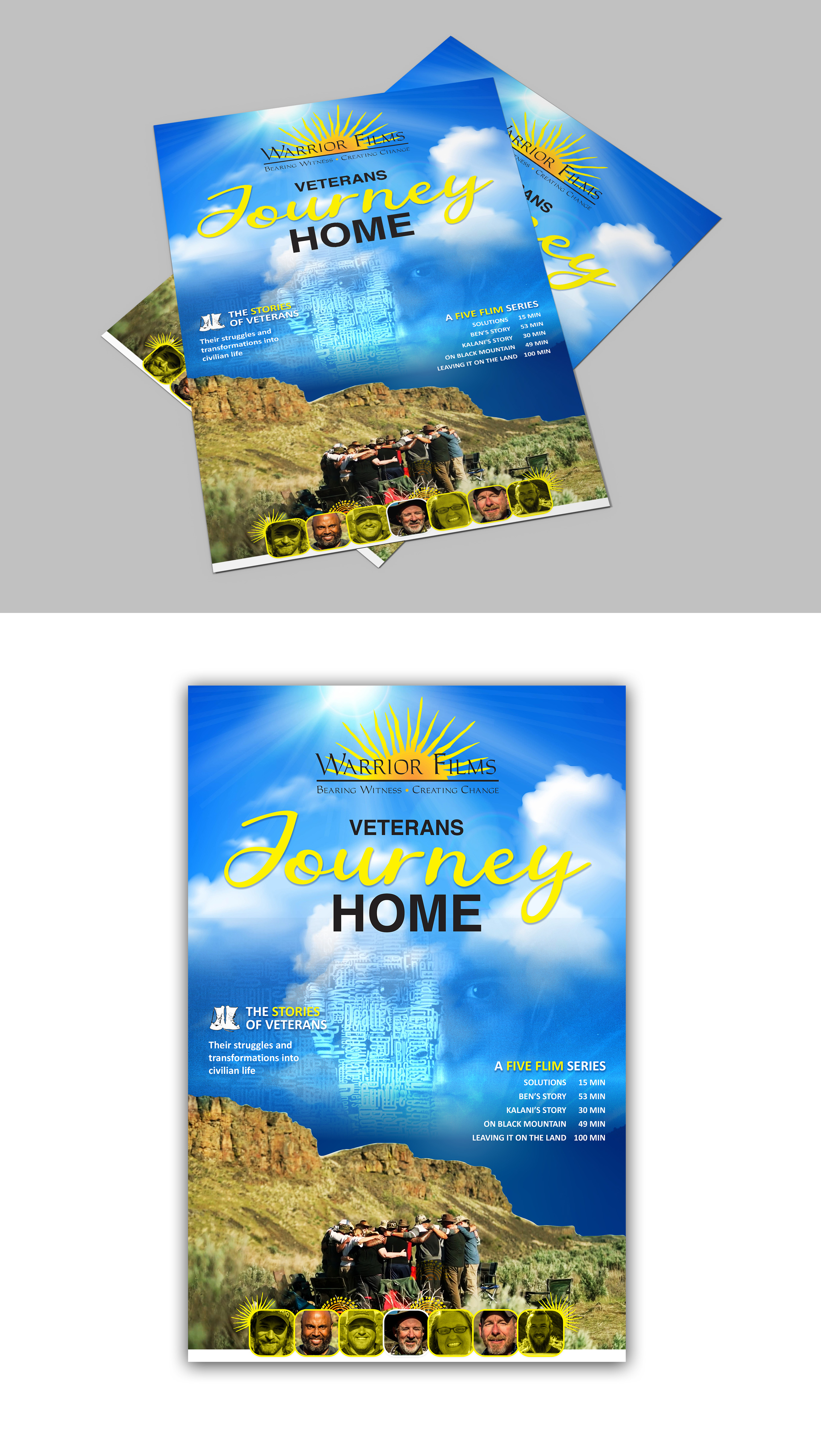 Graphic Design by debdesign for Warrior Films | Design #28091281