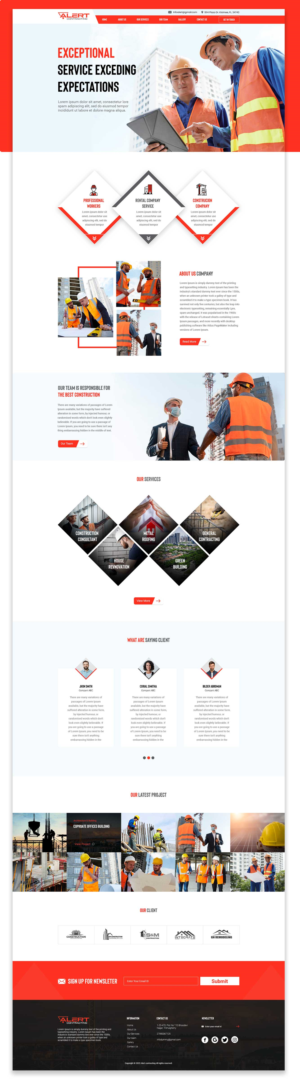 Web Design by lemosys infotech for Alert Contracting | Design #28058294