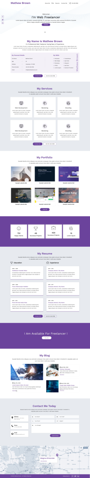 Web Design by HarmiDesigning for this project | Design: #28088908