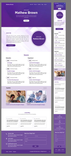 Web Design by pb for this project | Design: #28109393