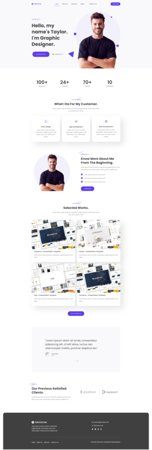 Web Design by Dylan Cookie for this project | Design: #28043822