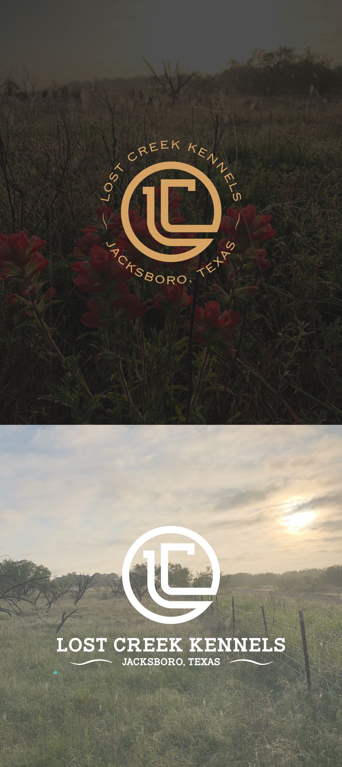 Traditional, Elegant Logo Design for Lost Creek Kennels; Jacksboro