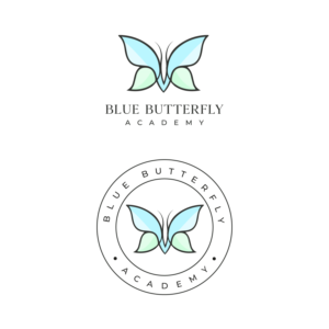 BLUE BUTTERFLY ACADEMY | Logo Design by JoseDesign