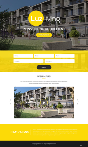 Design de Page d'Accueil par pb pour ce projet | Design : #28049379