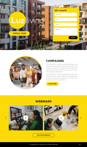 Design de Page d'Accueil par pb pour ce projet | Design : #28049383