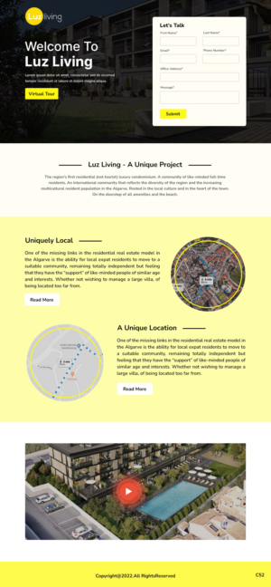 Design de Page d'Accueil par pb pour ce projet | Design : #28054825