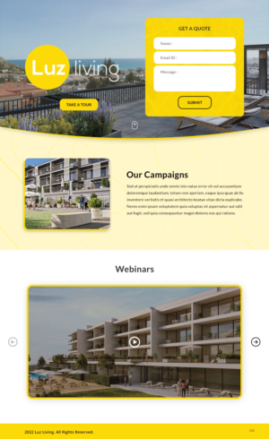 Design de Page d'Accueil par pb pour ce projet | Design : #28054826