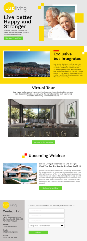 Landing Page Design by Ardianet