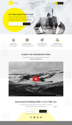 Design de Page d'Accueil par Tpith pour ce projet | Design : #28063540