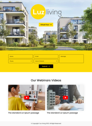 Design de Page d'Accueil par Titan Eagle pour ce projet | Design : #28053636