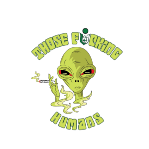 Alien smoking weed | Design de T-shirt par dskyvbc