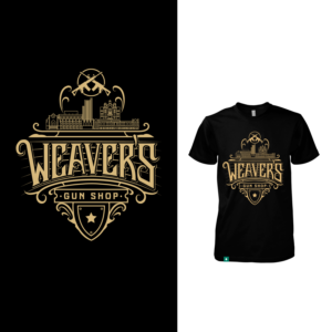 Weaver's Guns or Weaver's Gun Shop or Weaver's Guns and Ammo | Logo Design by El Yisk 2