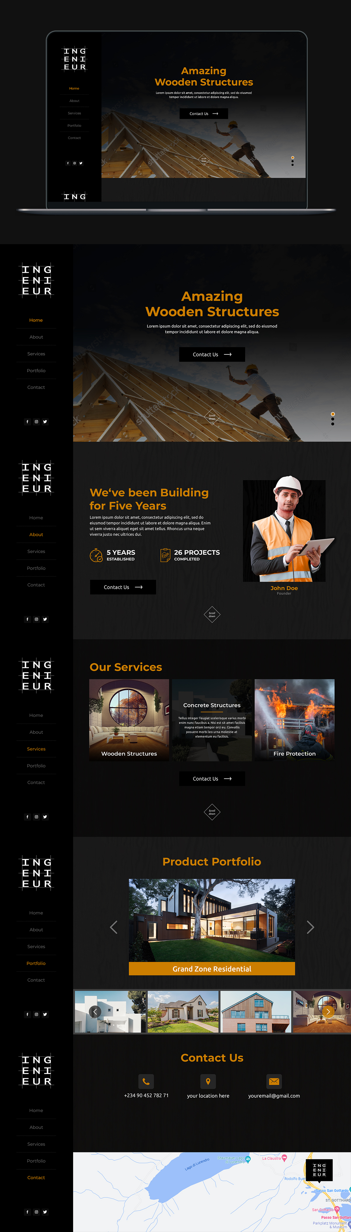 Web Design by Afeli Daniel Ifechukwude for Marc Iten Websolutions | Design #28062032