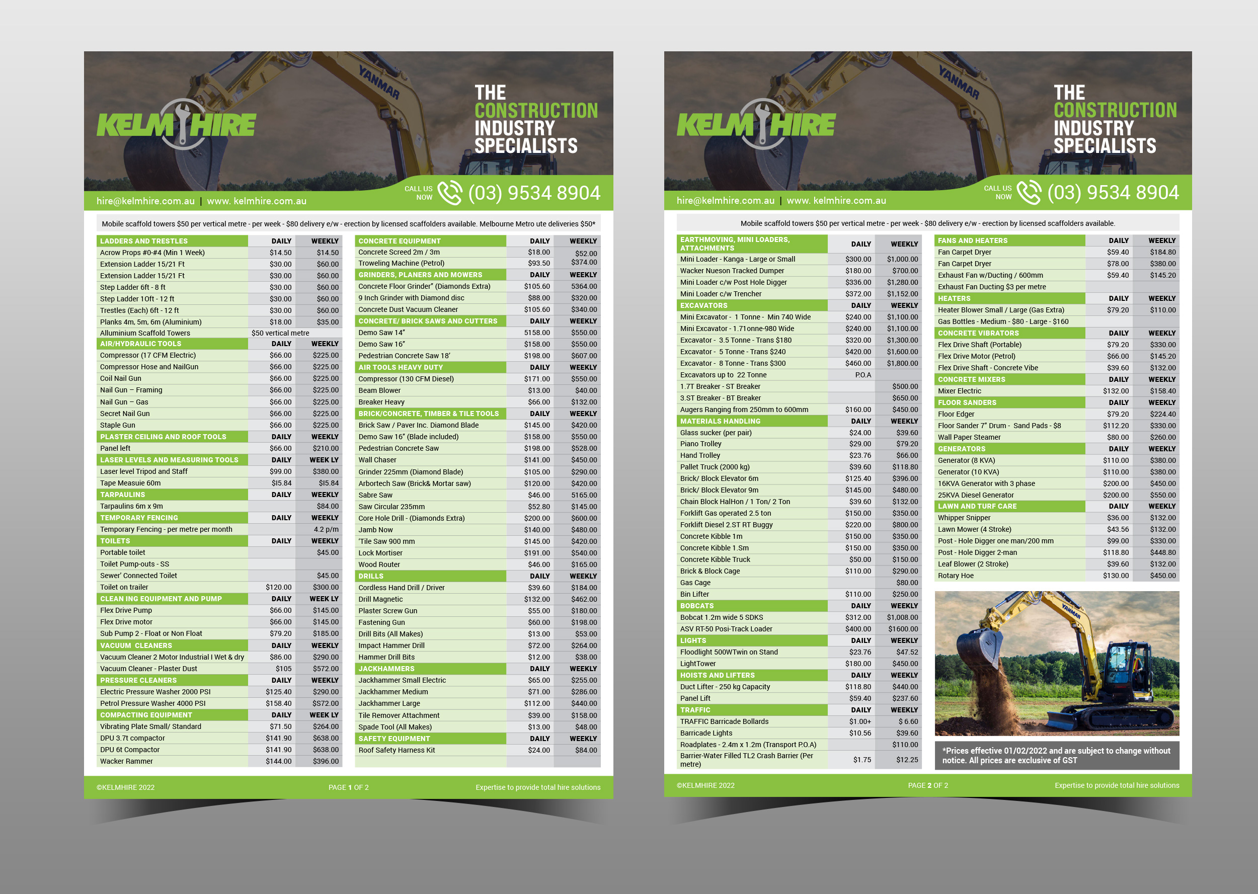 Flyer Design by Gmmieh for kelm hire  | Design #28044996