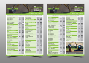 Flyer Design by Gmmieh for kelm hire  | Design: #28044996