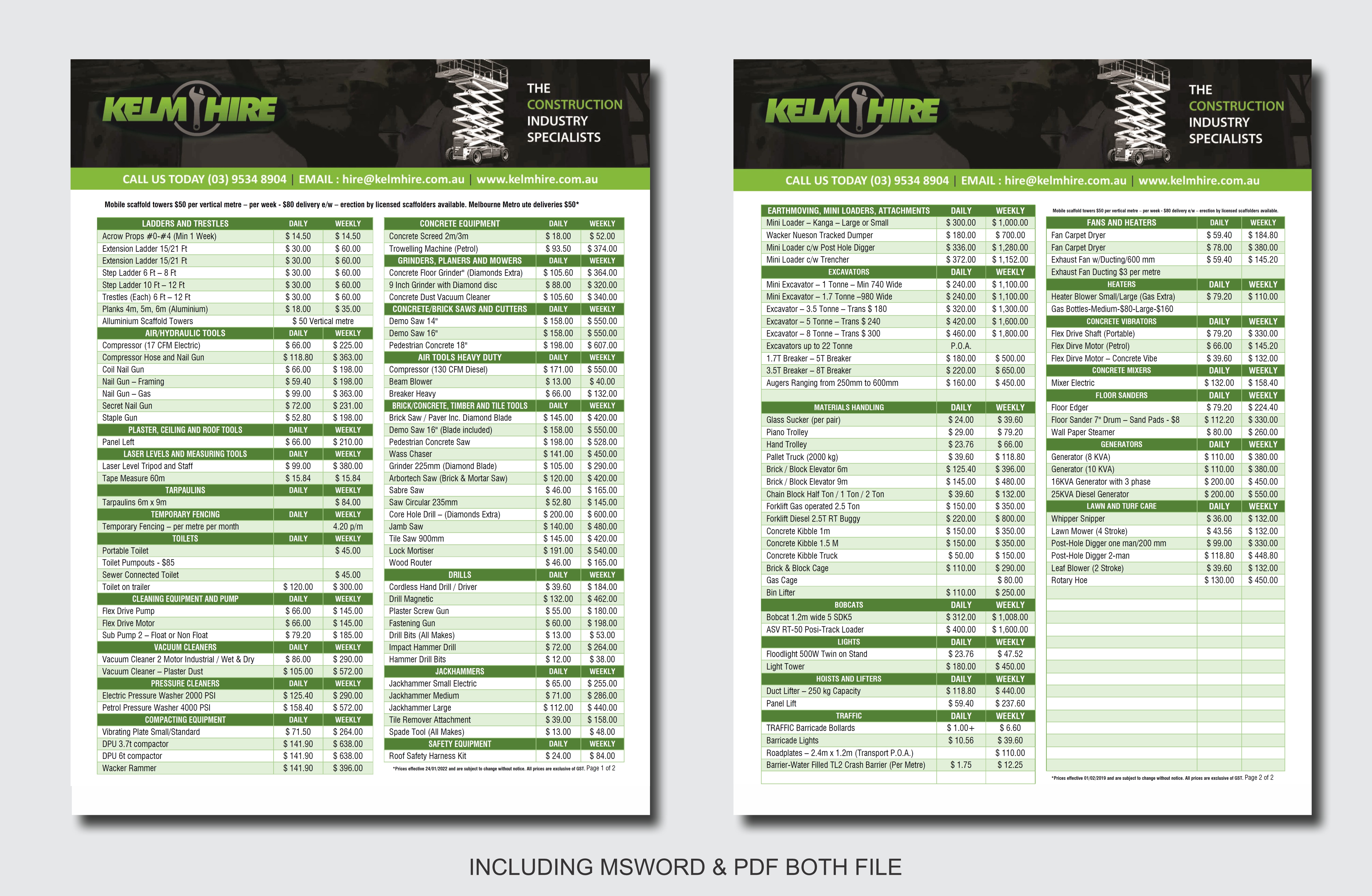 Flyer Design by kgraphics2011 for kelm hire  | Design #28039550