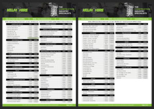 Flyer Design by aj for kelm hire  | Design: #28066533
