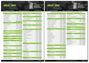 Flyer Design by aj for kelm hire  | Design: #28070613