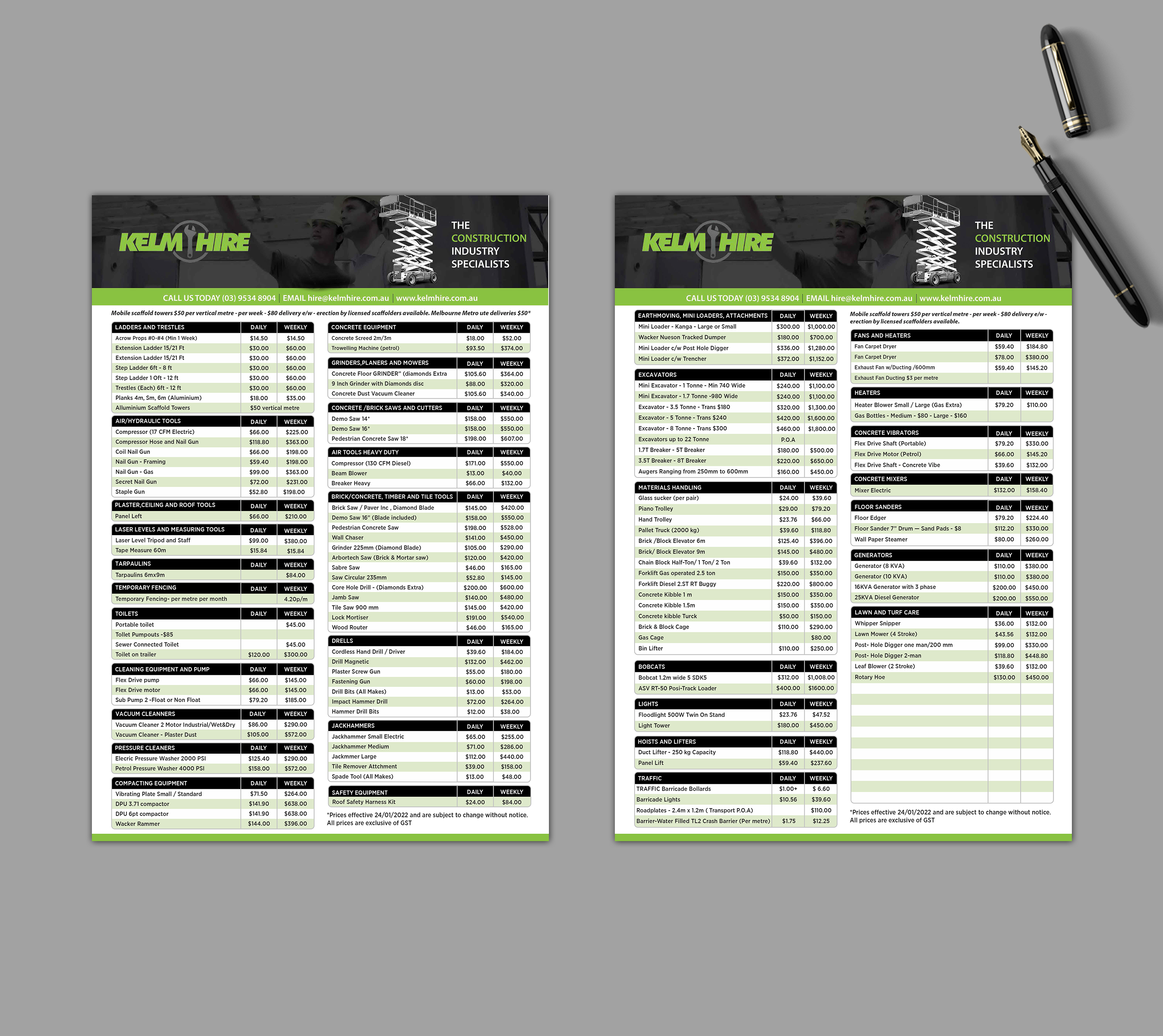 Flyer Design by GraphicsGuru for kelm hire  | Design #28061553