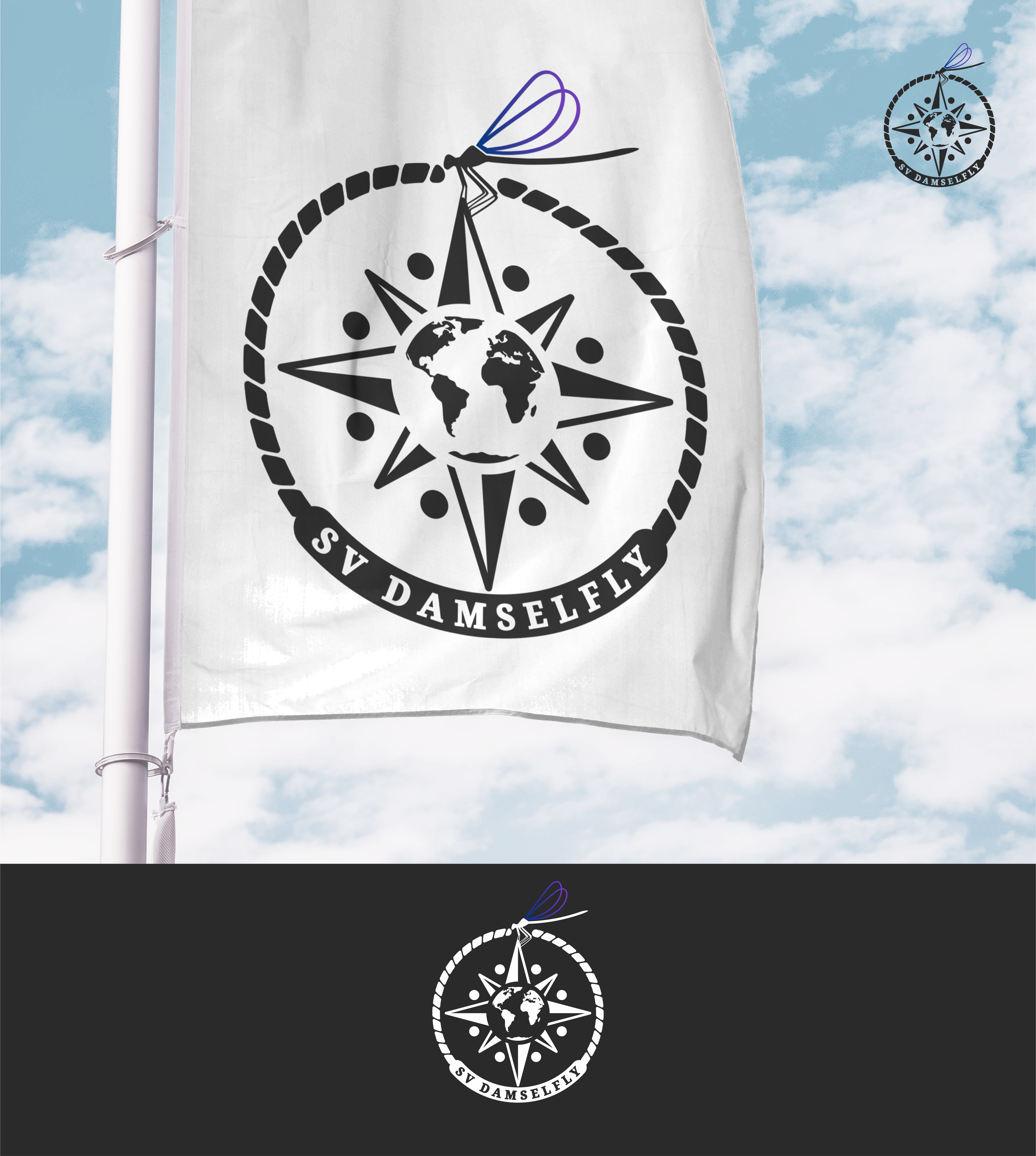 Logo-Design von aquabomb26 für Sailing Damselfly  | Design #28041220