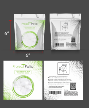 Product Package Design For A 6" x 6" Resealable Plastic Bag