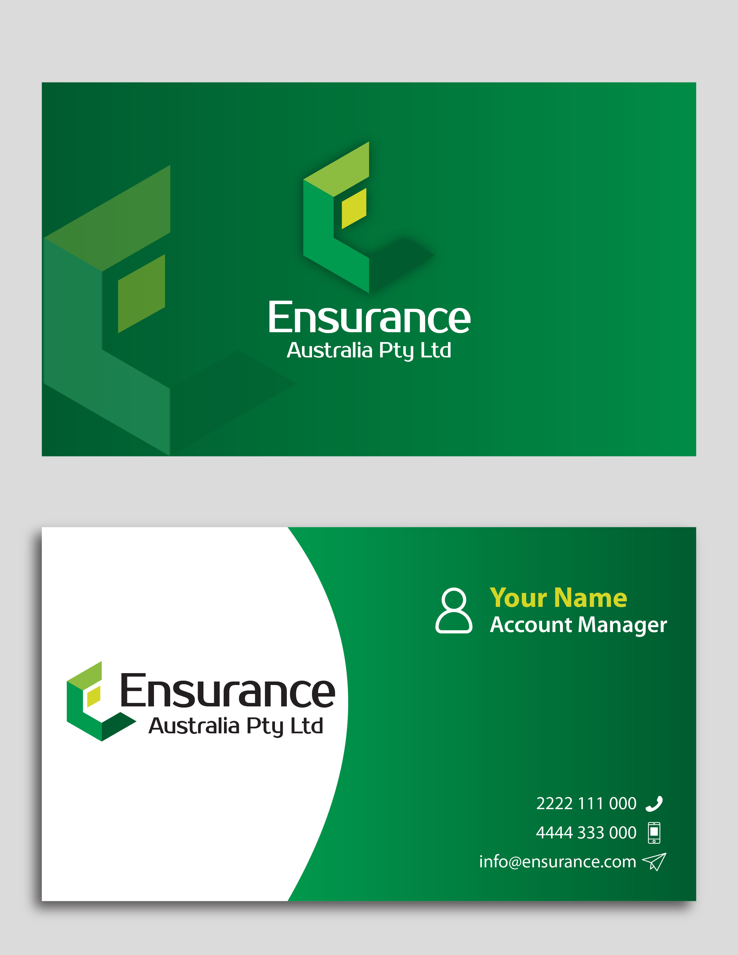 Business Card Design by Wasifhan for this project | Design #28057548