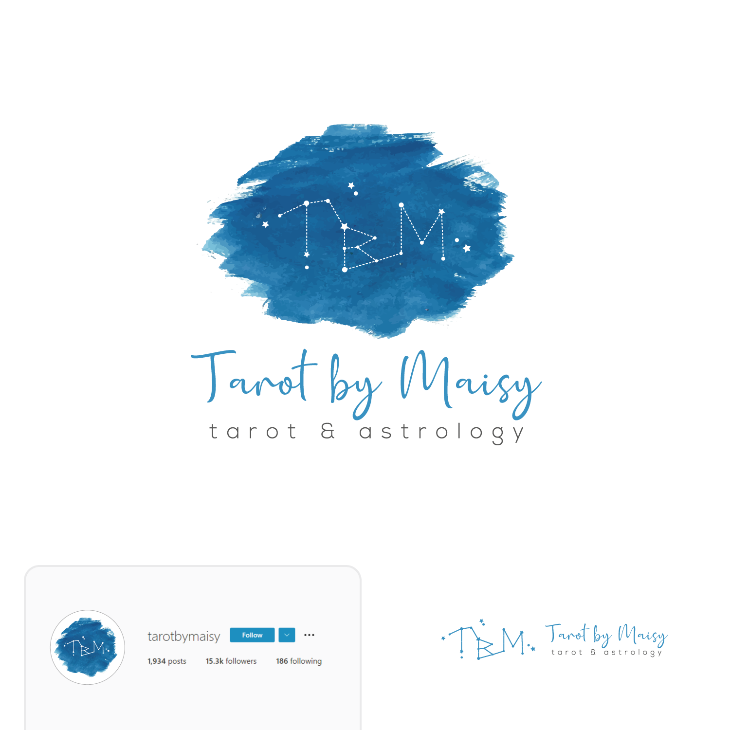 Logo-Design von Marianna K. für Tarot By Maisy | Design #28045748