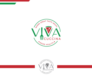 We want the logo to say Viva cuccina our catch phrase is where great taste meats good health | Logo Design by ecorokerz