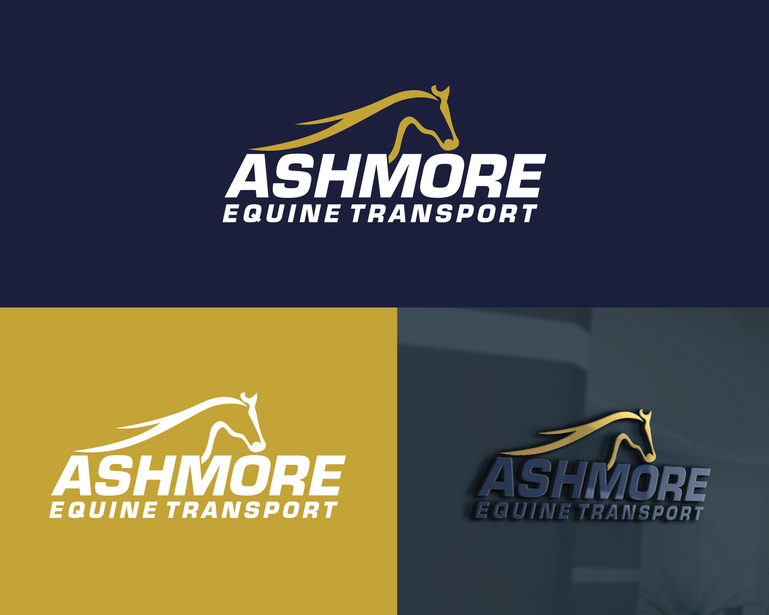Logo Design by Atec for Ashmore Equine Transport | Design #28053303